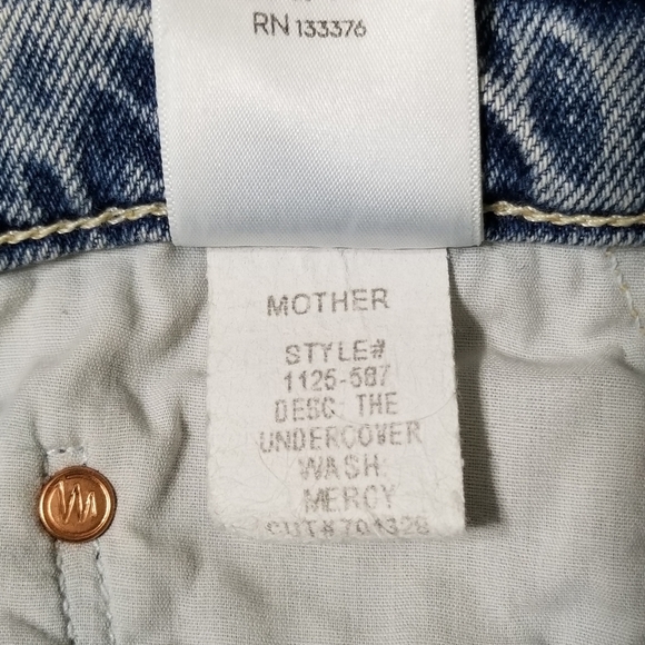 NWT MOTHER Denim The Undercover Wide-Leg Jeans in Mercy Size 24, 25, 27, 28 - Picture 12 of 14